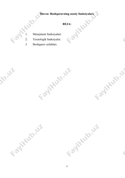 farmatsevtika menejmenti — DOCX