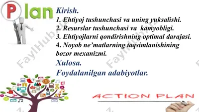 ehtiyoj tushunchasi va uning yuksalishi — PPTX