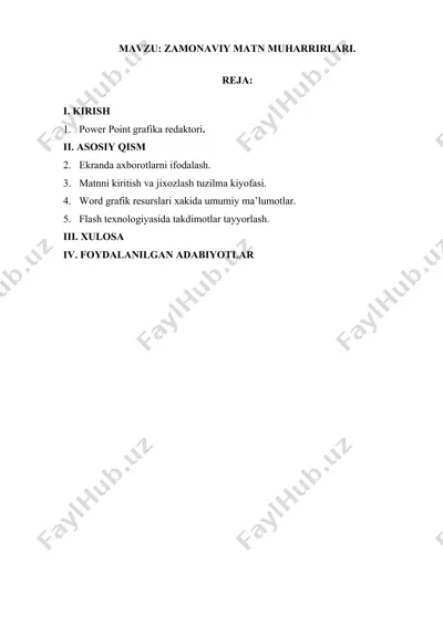 power point grafika redaktori — DOCX