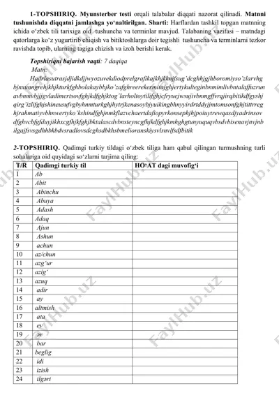 myunsterber testi — DOCX