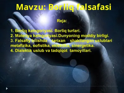 borliq falsafasi — PPT