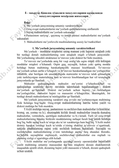 qishloq xo'jaligi mahsulotlarini qadoqlashda mahsulotlarini me'yorlash jixozlari — PDF