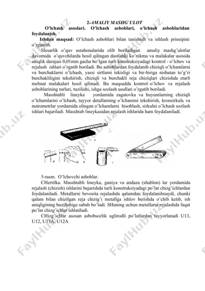 o'lchash asboblari — DOCX