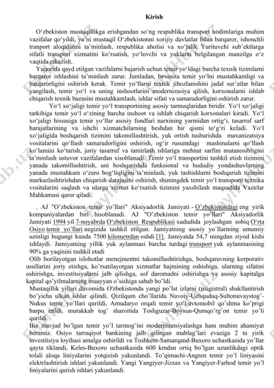 temir yo‘l transportining texnik tizimlarini modernizatsiya qilish — DOCX