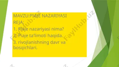 piajenazariyasi — PPTX