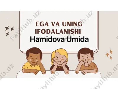 ega va uning ifodalanishi — PPTX