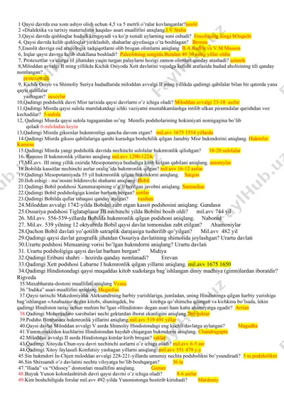 arxeologiya va tarix (eneolit davri) — DOCX
