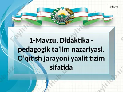 didaktika — PPT