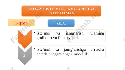 makroigqtisodiyot (darslik) — PPTX