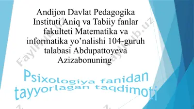 oilapsixologiyasi — PPTX