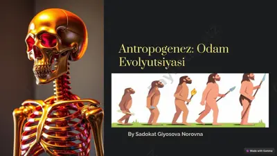 antropogenez: odam evolyutsiyasi — PPTX