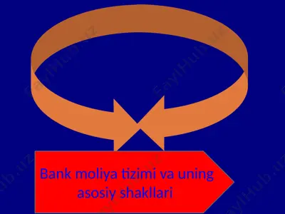 bank moliya tizimi va uning asosiy shakllari — PPTX