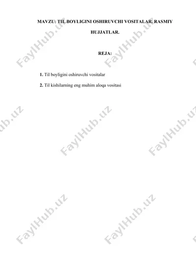 til boyligini oshiruvchi vositalar — DOCX