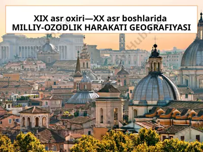 milliy-ozodlik harakati geografiyasi — PPTX
