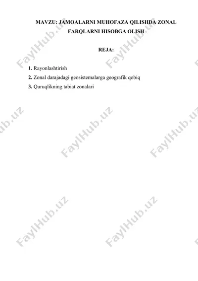 rayonlashtirishning asosiy prinsiplari — DOCX