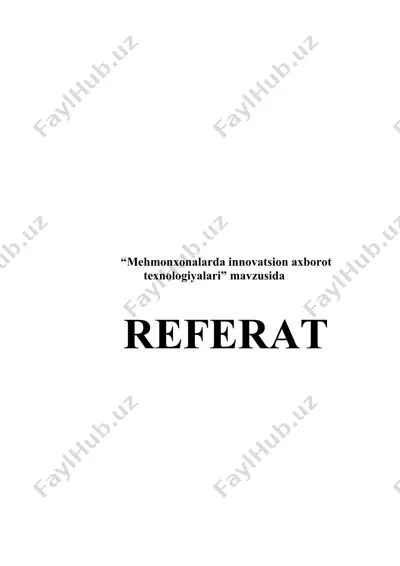 innovatsion axborot texnologiyalari (iat) — DOCX