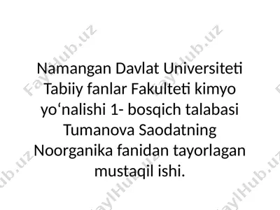 fosfor va oksokislatalari — PPTX
