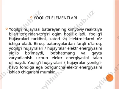 yoqilg'ihujayralar — PPTX