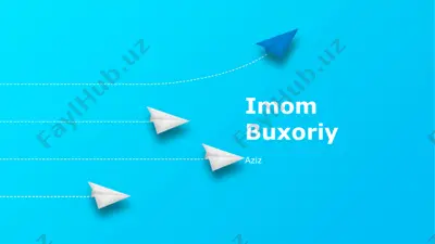 imom buxoriy — PPTX