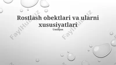 korroziya va uning xossalari — PPTX
