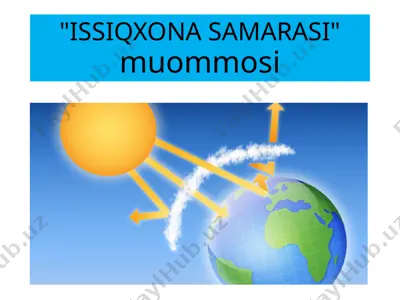 issiqxonalar — PPTX