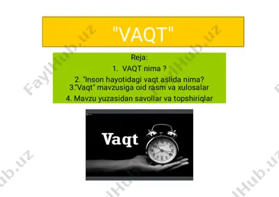 vaqt — PDF
