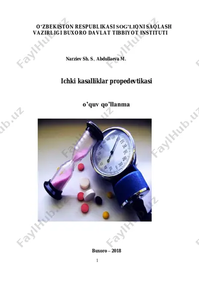 ichki kasalliklar propedevtikasi — PDF