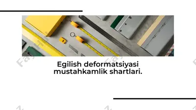 egilish deformatsiyasi — PDF