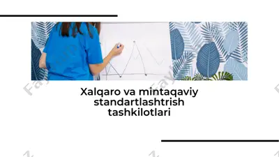 standartlashtirish — PDF