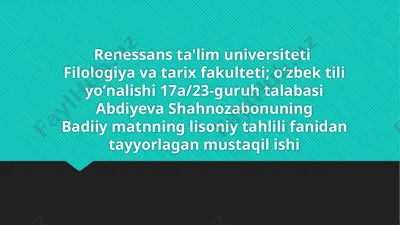 qtiriyat va oilava jamiyat — PPTX