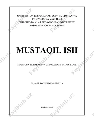ona tili imlosi va uning asosiy tamoyillari — DOCX