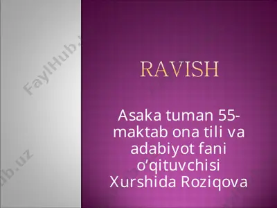 ravish — PPT