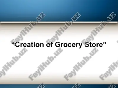 online grocery store — PPT