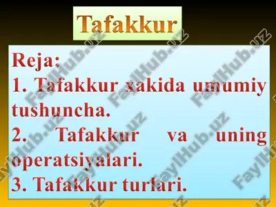 tafakkur — PPT