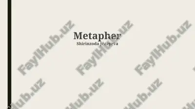 metapher — PPTX