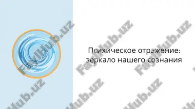psixicheskoe otrajenie: zerkalo nashego soznaniya — PPTX