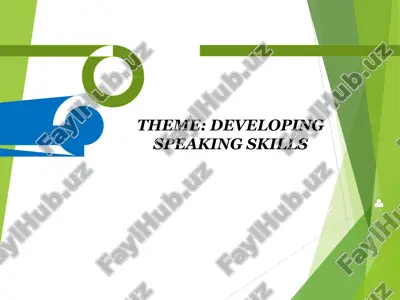 theme developing speaking skills — PPT