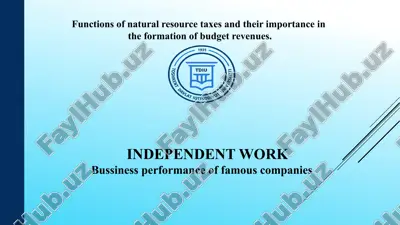 bussiness performance of famous companies — PPTX