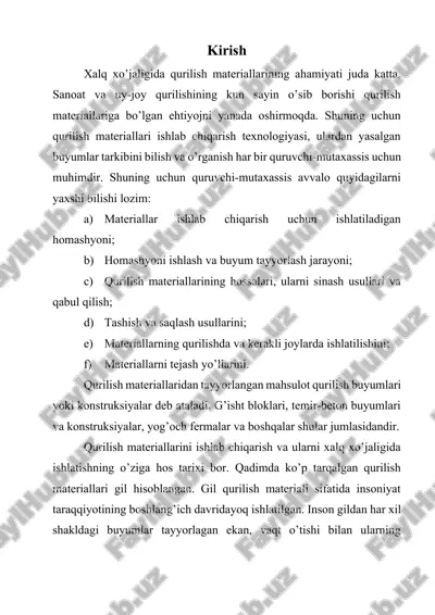 qurilish materiallari — DOCX