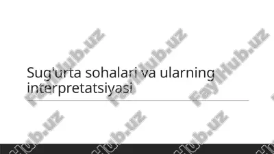 sug'urtasohalarivaularninginterpretatsiyasi — PPTX