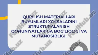 qurilish materiallari — PDF