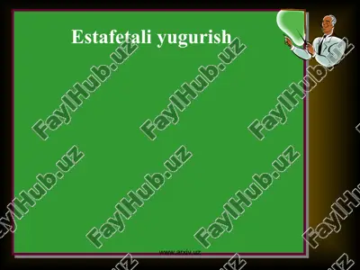 estafetali yugurish — PPT