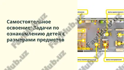 samostoyatel'noe osvoenie: zadachi po oznakomleniyu detey s razmerami predmetov — PPTX