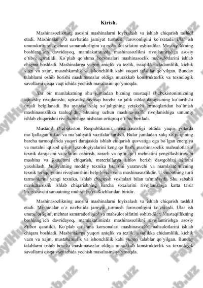 xomaki ishlov berish — DOCX