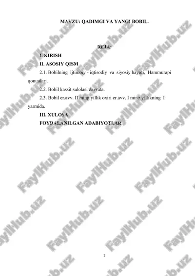 bobil haqida ma’lumotlar — DOCX
