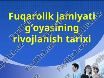 fuqarolik jamiyati g‘oyasining rivojlanish tarixi — PPT