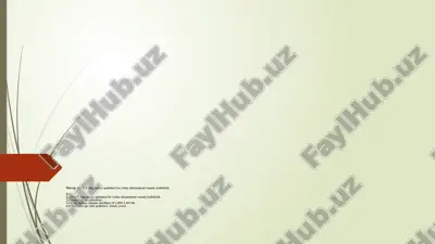 kxyat ning asosiy qoidalari bo’yicha chizmalarni rasmiy lashtirish — PPTX