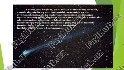 koinot. quyosh sistemasi va yer — PPT