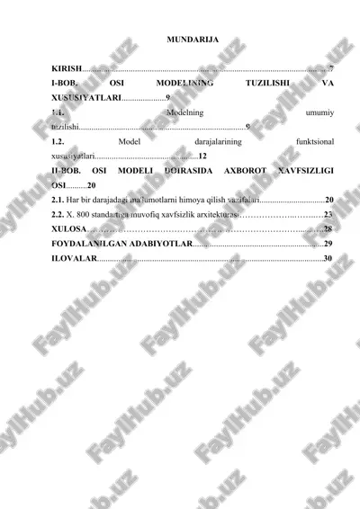 kompyuter tarmoqlari — DOCX