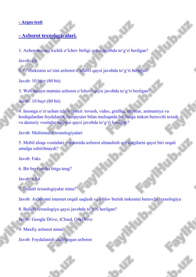 2025-yil argos testi .pdf — PDF